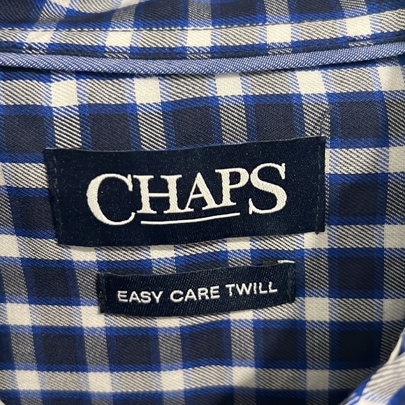 XLT Chaps Button up Dress Shirt NWT - Picture 3 of 5